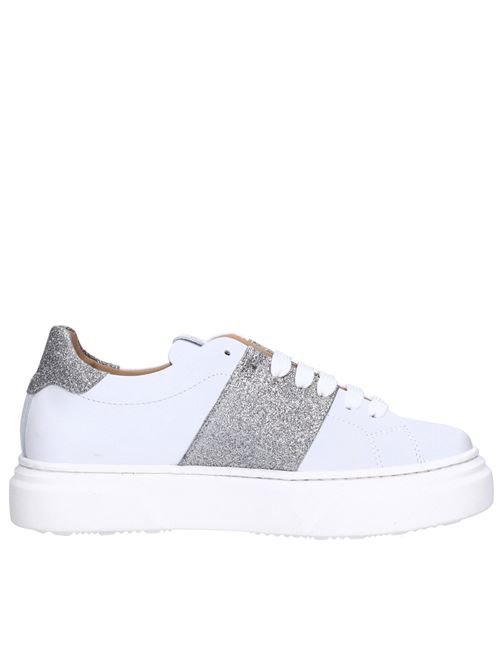 Sneakers in pelle PHILIPP PLEIN | 79005 GINEVRA-GLITTERBIANCO-ARGENTO